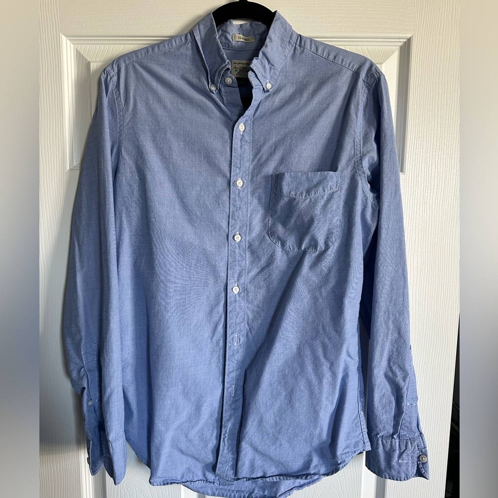Jcrew’s men’s long sleeve button down